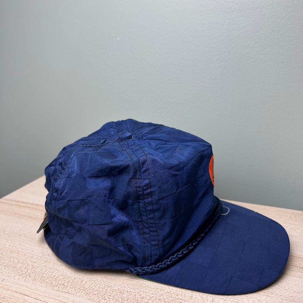 Vintage Pelican's Nest Golf Hat Imperial Headwear Nylon Rope Cap Snapback Blue - Picture 3 of 8